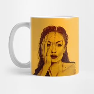 Gigi hadid portrait Mug